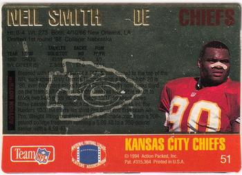 1994 Action Packed #51 Neil Smith Back