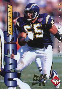 1995 Collector's Edge - 22K Gold #174 Junior Seau Front