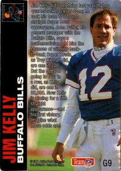 1994 Action Packed - 24K Gold #G9 Jim Kelly Back