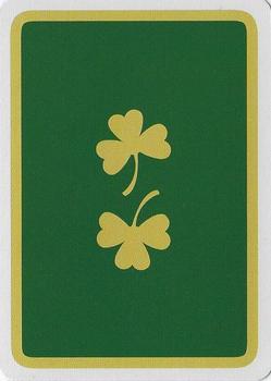 2006 Hero Decks Notre Dame Fighting Irish Football Heroes Playing Cards #8♥ Bob Golic Back