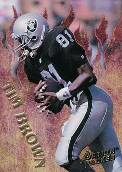 1994 Action Packed - Catching Fire #R6 Tim Brown Front
