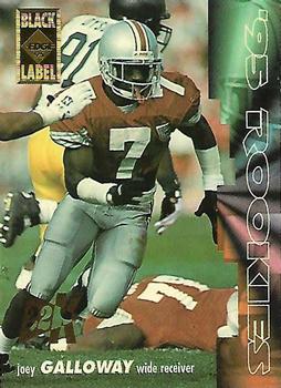 1995 Collector's Edge - Rookies Black Label 22K Gold #17 Joey Galloway Front