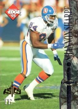 1995 Collector's Edge Excalibur - Die Cuts Sword and Stone Gold #96 Shannon Sharpe Front