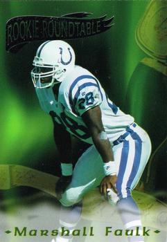 1995 Collector's Edge Excalibur - Rookie Roundtable #23 Marshall Faulk Front