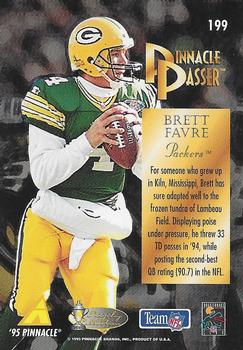 1995 Pinnacle - Trophy Collection #199 Brett Favre Back