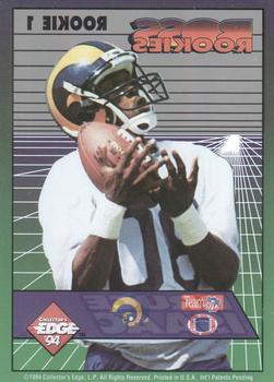 1994 Collector's Edge - Boss Rookies #1 Isaac Bruce Back