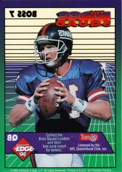 1994 Collector's Edge - The Boss Squad #7 Phil Simms Back