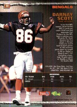 1995 Pro Line - St. Louis National Sports Collectors Convention Silver #33 Darnay Scott Back