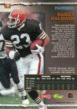 1995 Pro Line - St. Louis National Sports Collectors Convention Silver #86 Randy Baldwin Back