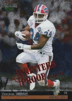 1995 Pro Line - Printer's Proofs Silver #37 Thurman Thomas Front