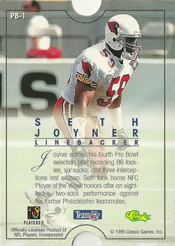 1995 Pro Line - Pro Bowl #PB-1 Seth Joyner Back