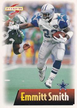 1995 Score Pin-Cards #NNO Emmitt Smith Front