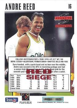 1995 Score - Red Siege #16 Andre Reed Back
