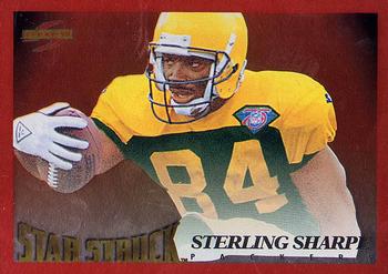 1995 Score - Red Siege #221 Sterling Sharpe Front