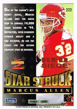 1995 Score - Red Siege #222 Marcus Allen Back