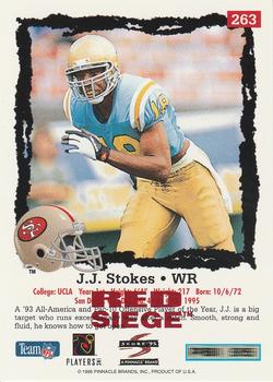 1995 Score - Red Siege #263 J.J. Stokes Back
