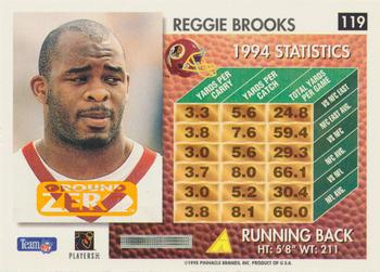 1995 Summit - Ground Zero #119 Reggie Brooks Back