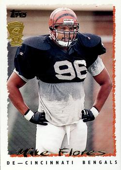 1995 Topps - Carolina Panthers #393 Mike Flores Front