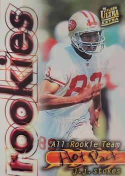 1995 Ultra - All-Rookie Team Hot Pack #6 J.J. Stokes Front