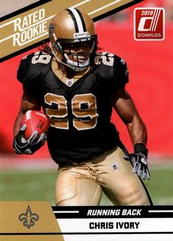 2010 Donruss Rated Rookies #18 Chris Ivory Front