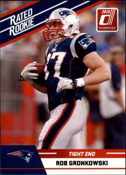 2010 Donruss Rated Rookies #84 Rob Gronkowski Front