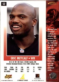 1996 Action Packed - Artist's Proofs #52 Eric Metcalf Back