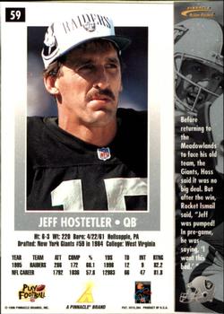 1996 Action Packed - Artist's Proofs #59 Jeff Hostetler Back