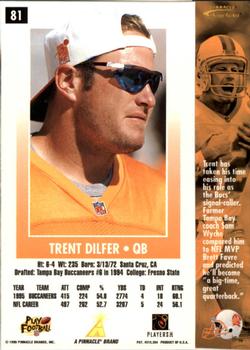 1996 Action Packed - Artist's Proofs #81 Trent Dilfer Back