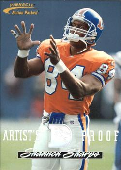 1996 Action Packed - Artist's Proofs #111 Shannon Sharpe Front