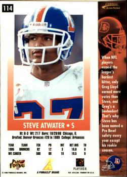 1996 Action Packed - Artist's Proofs #114 Steve Atwater Back
