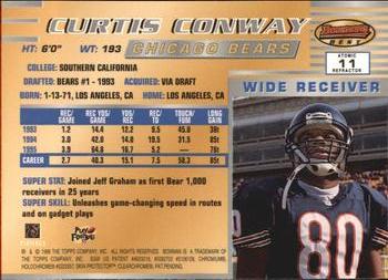 1996 Bowman's Best - Atomic Refractors #11 Curtis Conway Back