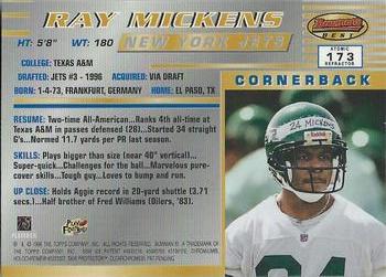 1996 Bowman's Best - Atomic Refractors #173 Ray Mickens Back