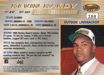1996 Bowman's Best - Refractors #150 Kevin Hardy Back