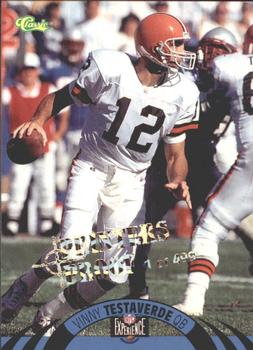 1996 Classic NFL Experience - Printer's Proofs #34 Vinny Testaverde Front