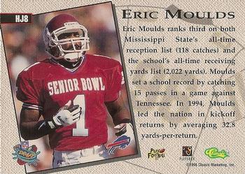 1996 Classic NFL Rookies - Home Jersey #HJ8 Eric Moulds Back