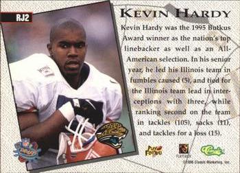 1996 Classic NFL Rookies - Road Jersey #RJ2 Kevin Hardy Back