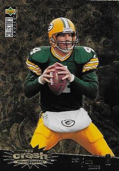 1996 Collector's Choice - You Crash the Game Gold Exchange #6 Brett Favre Front