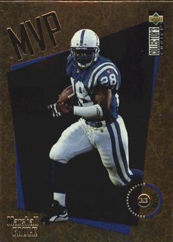 1996 Collector's Choice - MVPs Gold #M21 Marshall Faulk Front