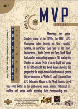 1996 Collector's Choice - MVPs Gold #M37 Greg Lloyd Back