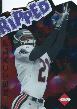 1996 Collector's Edge - Ripped Die Cuts #11 Eric Metcalf Front