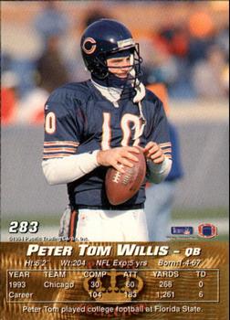 1994 Pacific #283 Peter Tom Willis Back