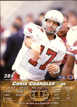 1994 Pacific #304 Chris Chandler Back