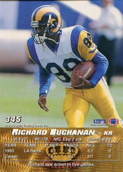 1994 Pacific #345 Richard Buchanan Back