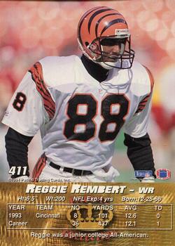 1994 Pacific #411 Reggie Rembert Back