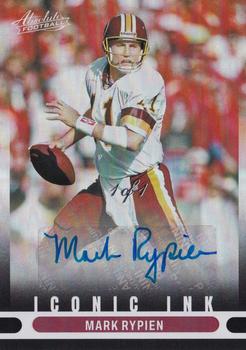 2022 Panini Absolute - Iconic Ink Black #II-MR Mark Rypien Front
