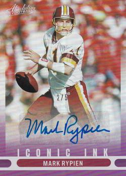 2022 Panini Absolute - Iconic Ink Purple #II-MR Mark Rypien Front