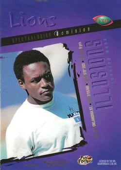 1996 Playoff Illusions - Spectralusion Dominion #70 Barry Sanders Back