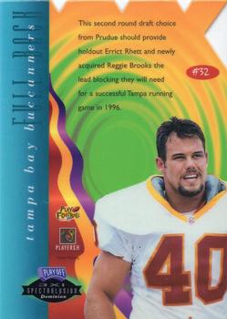 1996 Playoff Illusions - XXXI Spectralusion #32 Mike Alstott Back