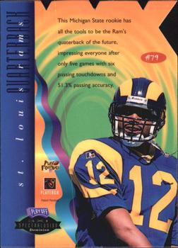 1996 Playoff Illusions - XXXI Spectralusion #79 Tony Banks Back