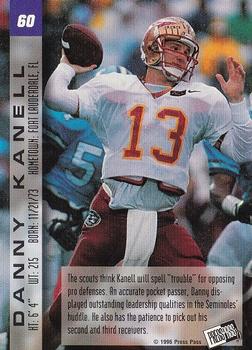 1996 Press Pass Paydirt #60 Danny Kanell Back